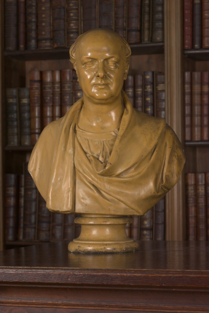 A 19th century bust of Bishop Blomfield