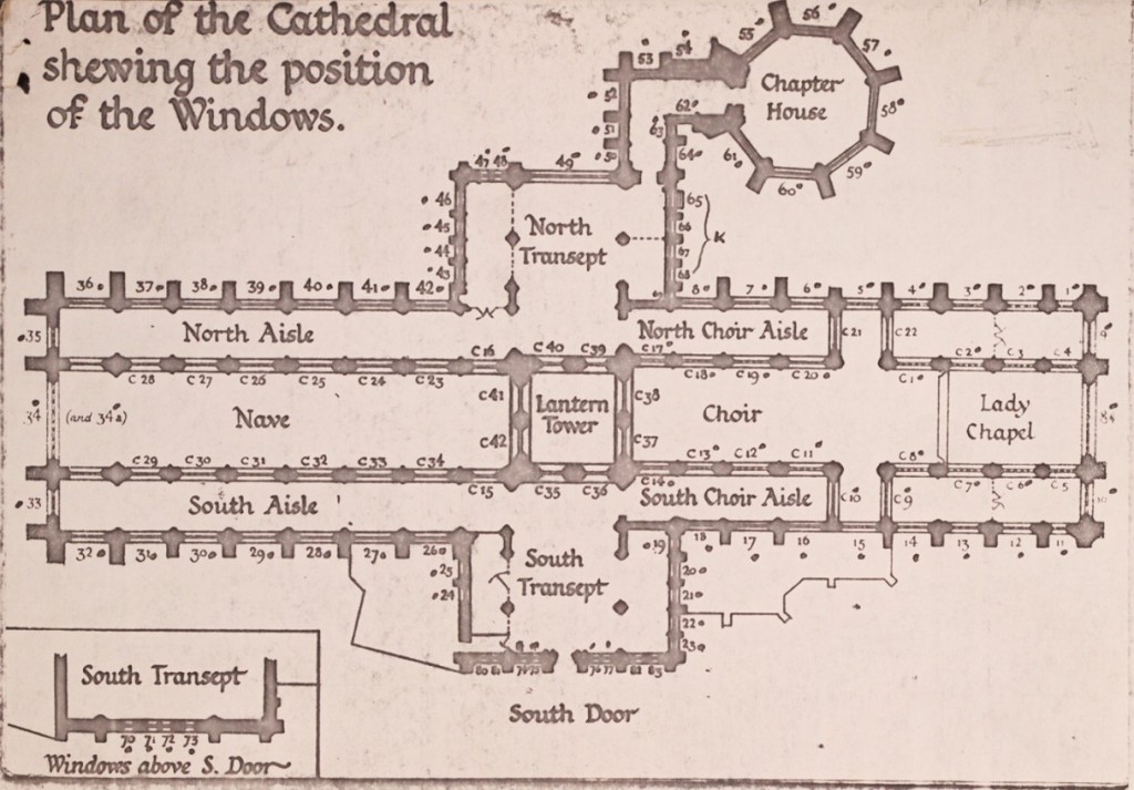 A plan of York Minster 